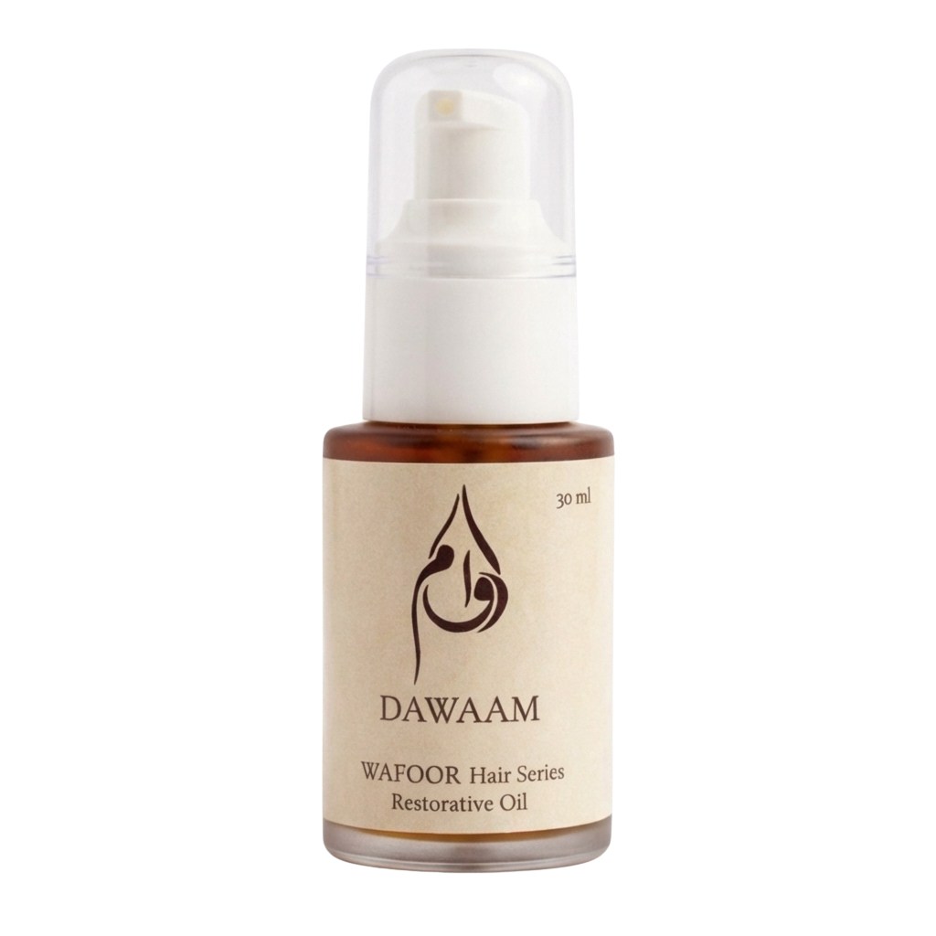 Wafoor Restorative Oil by DAWAAM - herbal scalp recovery oil with Kalonji and Methi Dana - 30ml