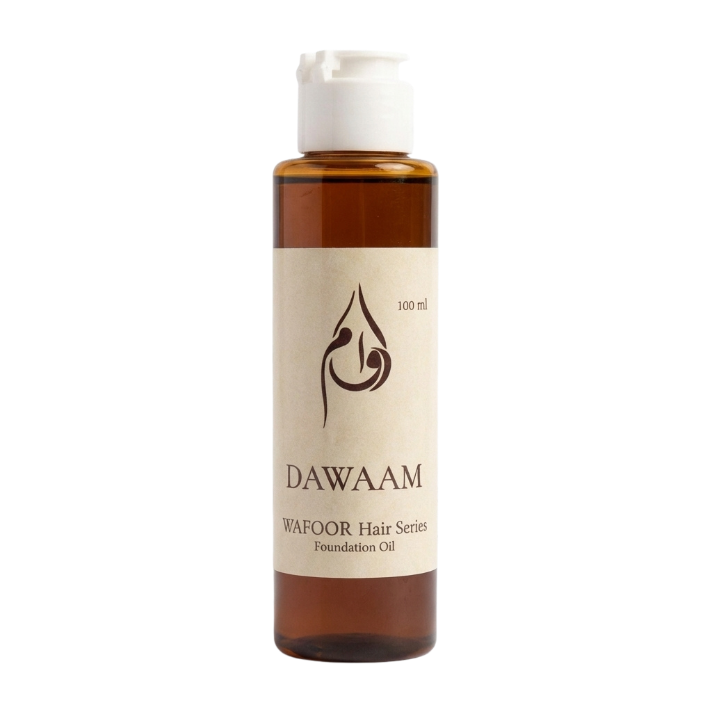 Wafoor Foundation Oil by DAWAAM - herbal scalp preparation oil with Amla, Reetha, Shikakai and Harar - 100ml