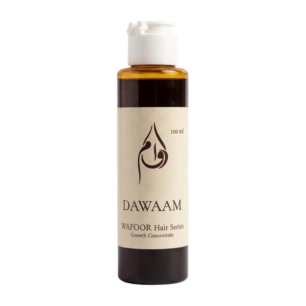 Wafoor Growth Concentrate by DAWAAM - herbal hair growth oil with Amla, Mustard Oil and Henna - 100ml